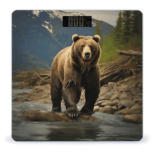 Balanza Digital Brown Bear de Alta Precisión para Baño