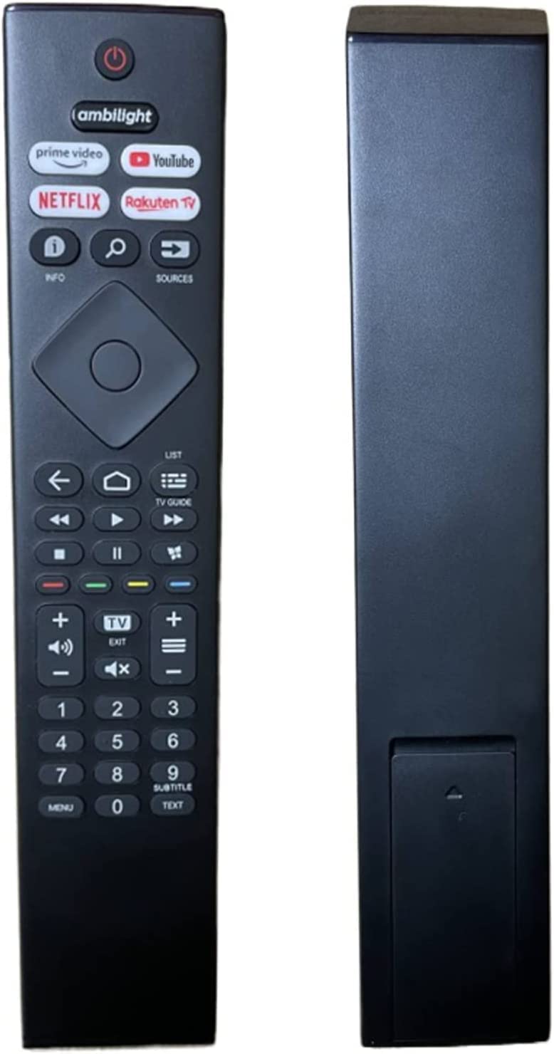 HR45B-GJ01 pour telecommande Philips TV ambilight Convient pour télécommande Universelle Philips ambilight