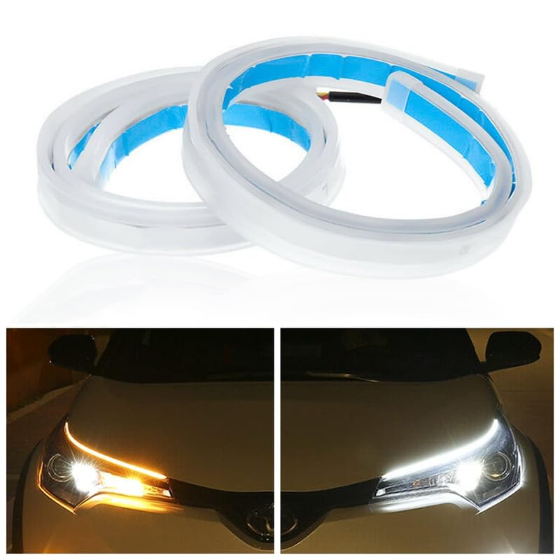 ETH Flexible Soft Flow Universal DRL Daytime Running Light Tube Guide Car LED Strip (ETH19)