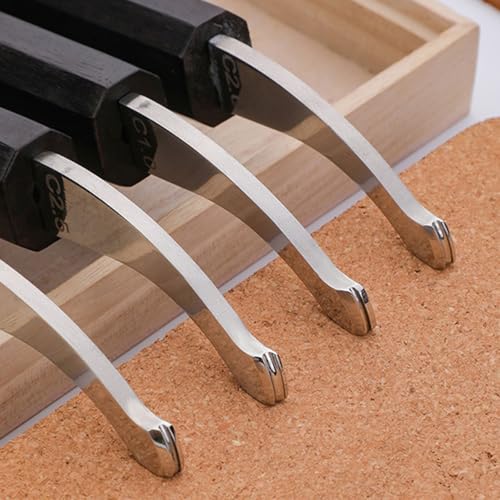 Outil de découpe pour bords en cuir réglable en acier - 5