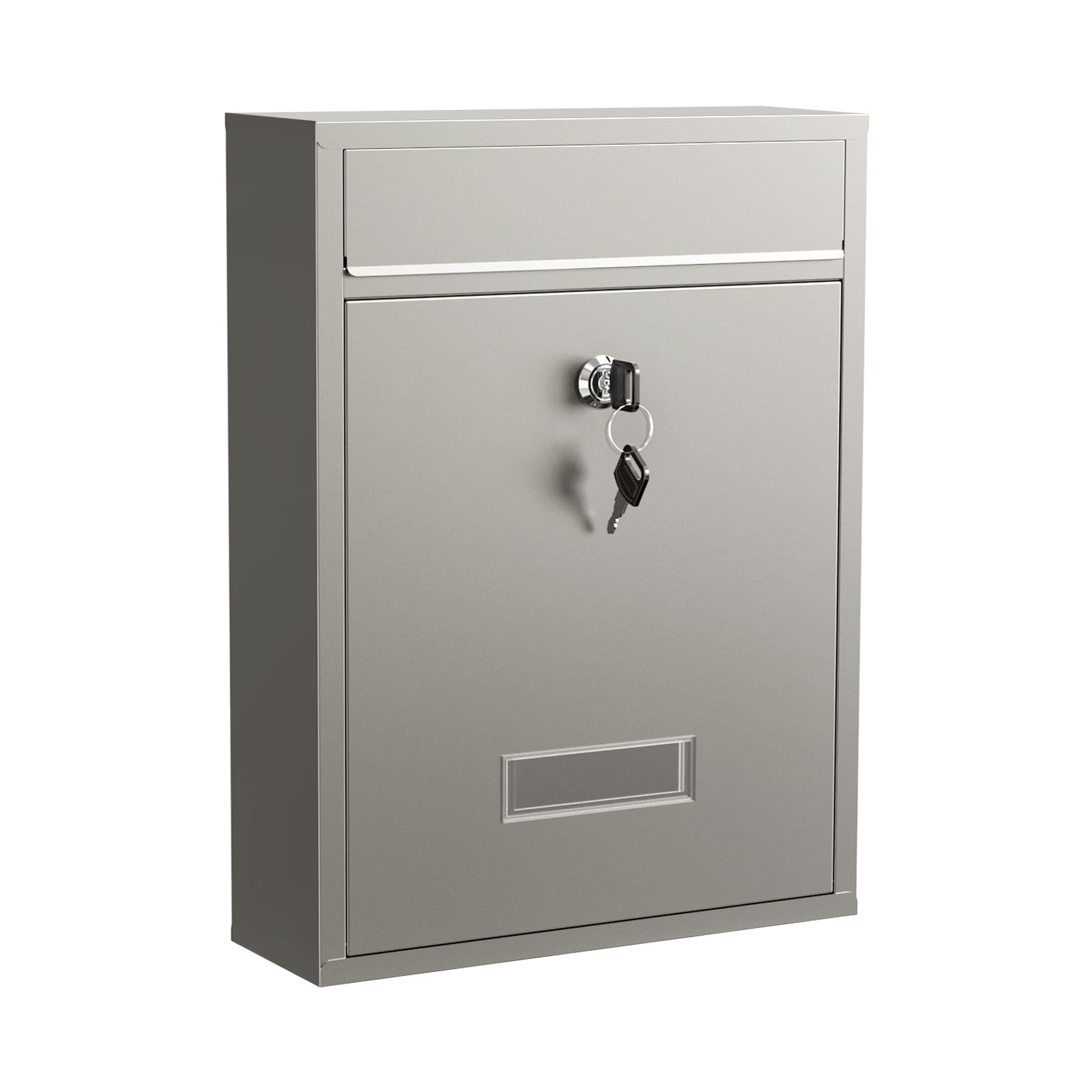 Wiltec Stainless Steel V10 Design Mailbox V10 Stainless Steel Letterbox Postbox Letter Mail Box