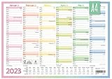 jahreskalender 2020 mit ferien DAS JAHR 2023 ZUM WENDEN – Jedes Halbjahr vollflächig in Farbe auf Vorder- und Rückseite mit farblich getrennten Monatsspalten und markierten Wochenenden. Perfekt zur Beschriftung mit Kuli, Bleistift, Markern & Co für die wichtigsten Termine und den Überblick.
