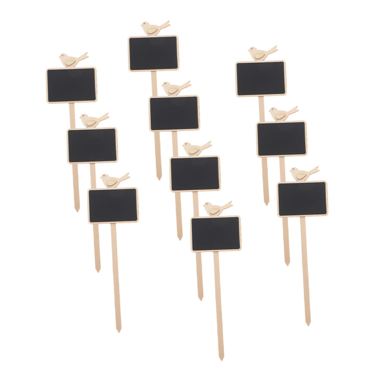 Toddmomy 40pièces Étiquettes Bois Pour Plantes Panneaux Multi-usage Avec Ardoise Pour Marquer Fleurs Et Jardins Décorations Pratiques Et Classificatrices Pour Amateurs De Jardinage