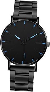Relógio Masculino Relógios Masculinos Relógio Preto Relojes De Moda Hombre Relógios De Aço Preto Relógio De Aço Inoxidável Masculino Moda Relógio Masculino Pulseira Relógio