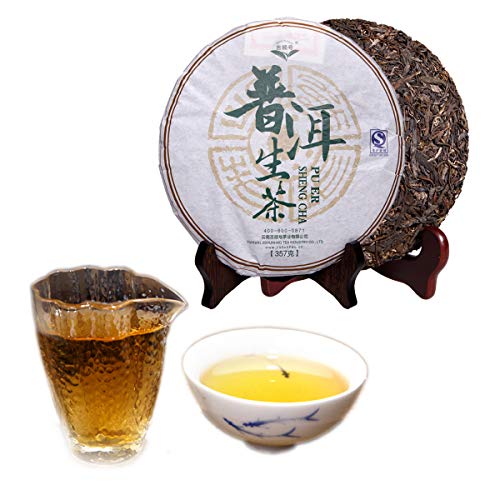通用 Raw Puer Tea Té para Tarta PU-erh de principios de Primavera 357g Bebida Saludable de té Verde Puerh