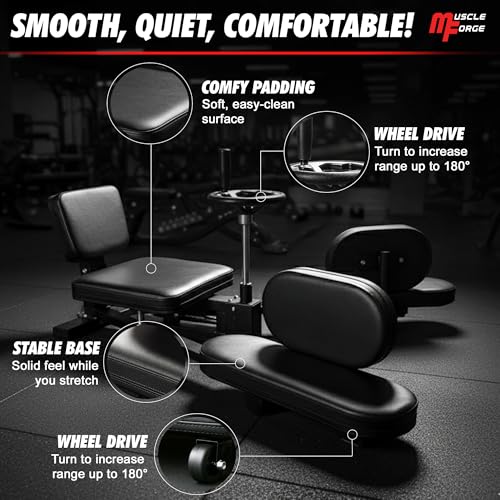 Image of Professional Leg Stretcher for Adductor Stretching up to 180, Leg Spreader Machine, Split Trainer for Legs - Ideal for Martial Arts, Ballet, and Daily Training