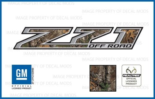 Miniatura 4 de Decal Mods Z71 Offroad Truck Stickers Adhesivos Realtree se adapta a Chevy Silverado - AP (2014-2017) Bedside (juego de 2)  FG7G4