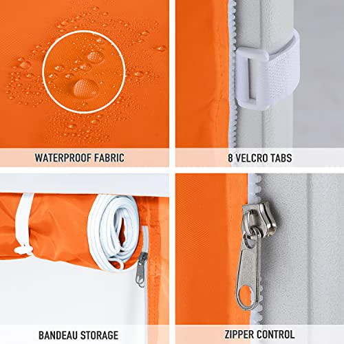 Image of COOSHADE SunWall for 10x10 Pop up Canopy Tent, 1 Pack Sidewall Only Orange