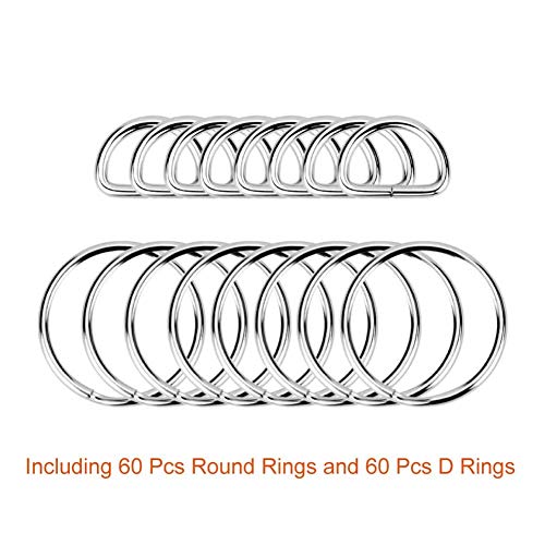 Image of DIY Crafts Pack of 100 Pcs; Size Mix, Metal Split (Pack of 100 Pcs; Size Mix)