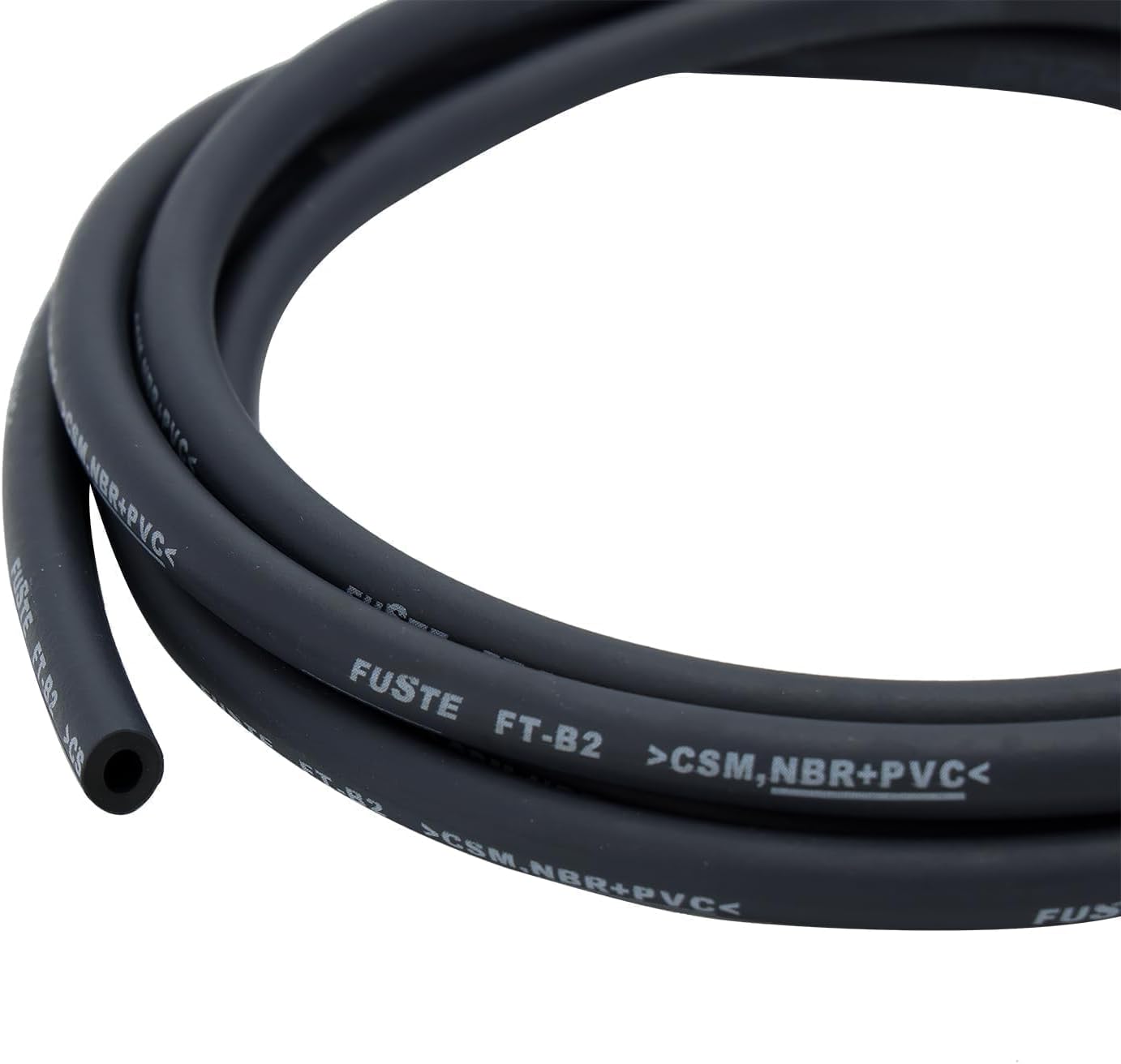 1/8" Fuel Line Hose 6 Feet 3.5mm Gas Line with 20pcs Clamps Compatible with Honda 95001-35003-60M Lawn Mowers Tractors Bike Scooter ATV Golf Cart Motorcycle Snow Blowers Generator