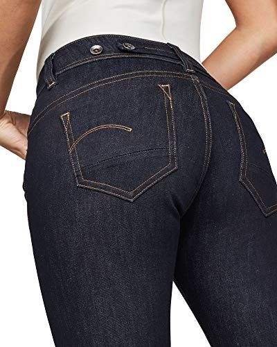G-STAR Midge Saddle Straight Jeans Donna, Multicolore (Medium Indigo Aged D07145-8968-6028), 32W / 32L - 3