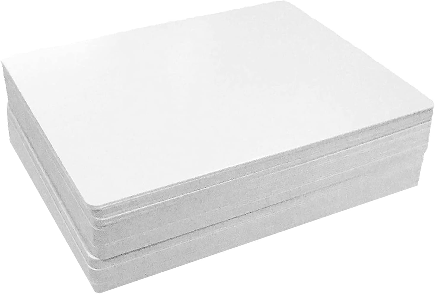PREMIFY 50pcs Blank Index Cards, 250 GSM Premium Plain White Kraft Paper Cardstock 15 X 10 Cm. Use These DIY Note Cards For Learning, Playing, Planner, Greeting, Business or Index Card Etc