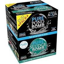 Pure Duo Pack Pond Bomb & Sludge Bomb Pond للمياه النظيفة