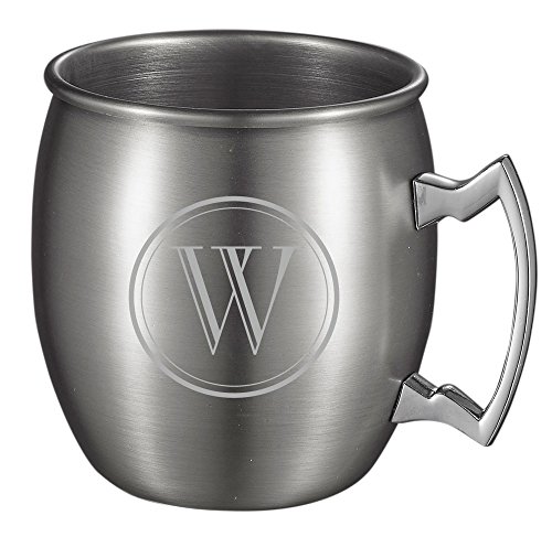 Visol Kremlin Moscow Mule 20oz Mug With Personalized Engraving of Initial (Nickel)