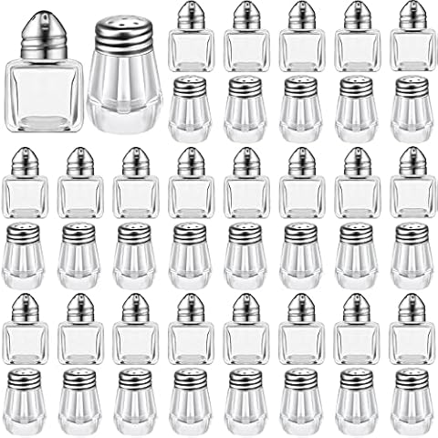 50 Set Mini Salt and Pepper Shakers by Zopeal Cover