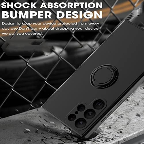 Coque magnétique Samsung S21 FE avec anneau de support antichoc