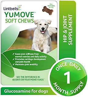 Lintbells YuMOVE Joint Supplement Large Dog Chews - Contains Glucosamine, Green Lipped Mussel