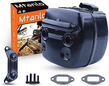 Tronçonneuse,2 Paires De Silencieux D'échappement Et Jeu De Joints Avec