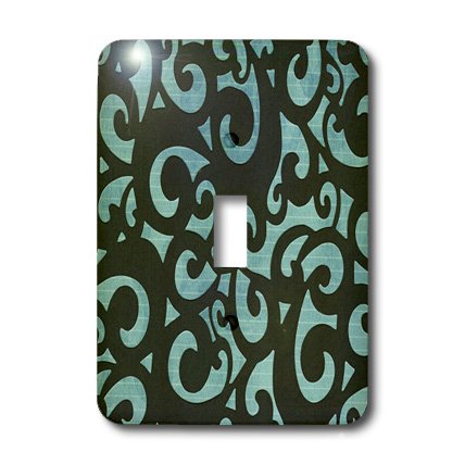 Interrupteur à bascule noir et turquoise résistant pour protéger vos plaques
