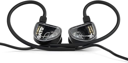 Fanmusic TRUTHEAR GATE Kostengünstiger dynamischer Treiber-In-Ear-Kopfhörer mit 0,78 2-poligem Kabel (schwarz, kein Mikrofon)