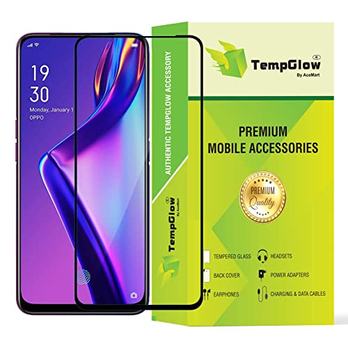 Image of Screen Protector for Huawei Honor 9X / Y9 Prime (2019) (Black) Tempered Glass Edge-to-Edge 6D Screen Guard With Installation Kit