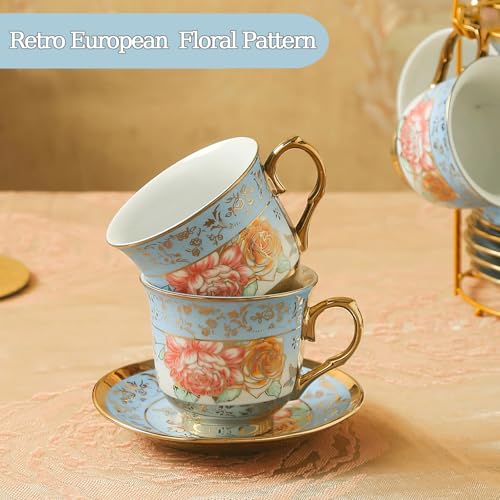 Bouilloire à thé 700ml et tasse à café 160ml en céramique - 4
