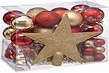 Kit de bolas de navidad 44 piezas