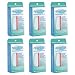 Dental Floss for Braces with Threader and Thick Proxy Brush for Daily Care of Periodontal Disease and Gum Health - Orthodontic Flossers for Braces and Teeth, Periodontal Floss by ProxySoft (6 Packs)