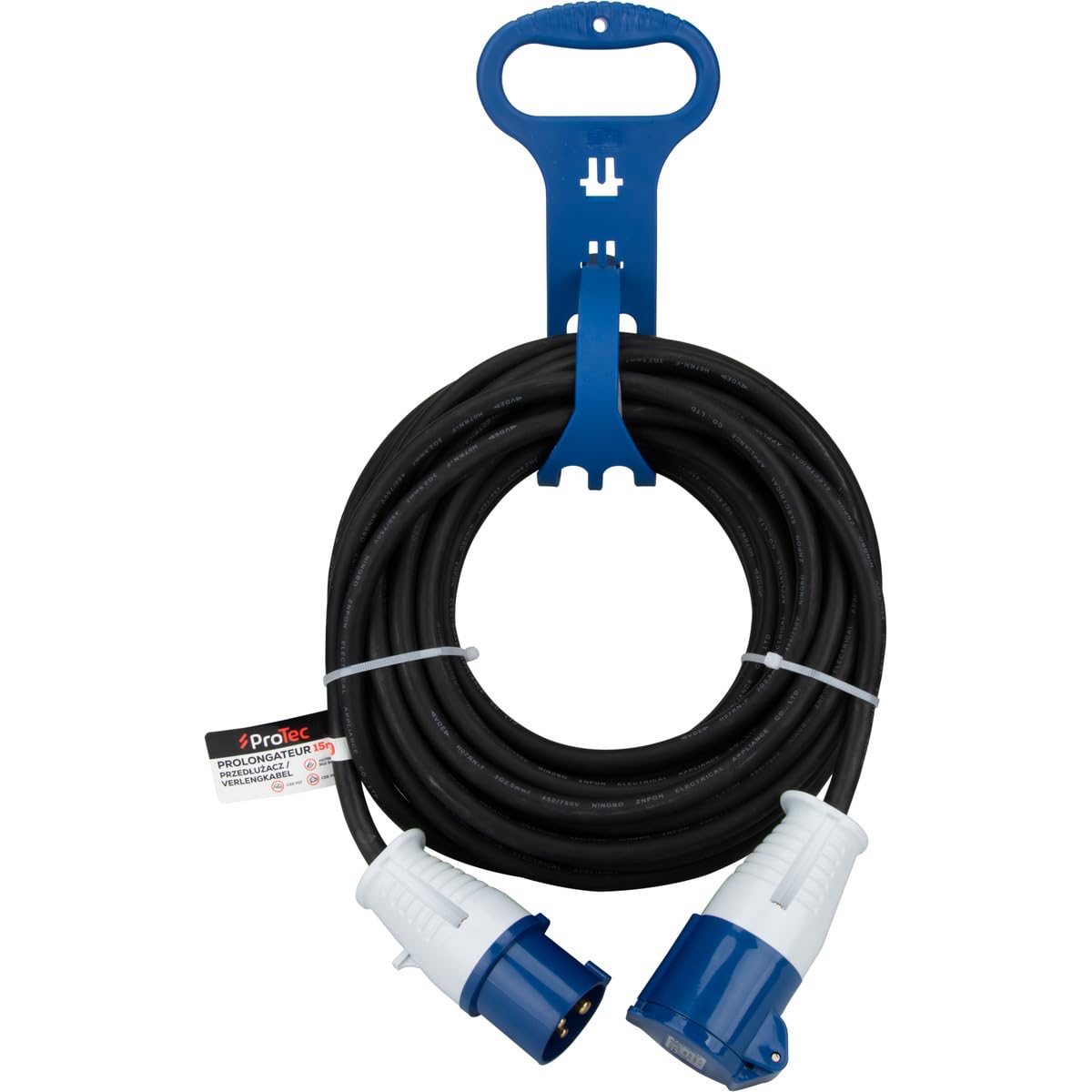 Rallonge électrique CEE P17 - Longueur 15m - Protec
