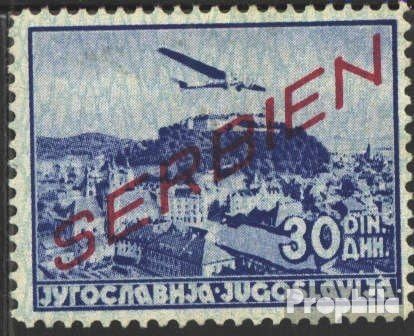 Serbia (German.cast.2.World.) 23 unmounted Mint/Never hinged ** MNH 1941 Print Edition (Stamps for Collectors) Airplanes/Balloons/Zeppelins/Aviation