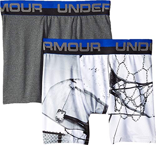 Image of Under Armour Big Boys' 2 Pack Performance Boxer Briefs