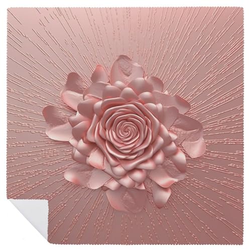 Servilletas de tela cuadradas de poliéster con diseño floral miniatura 6