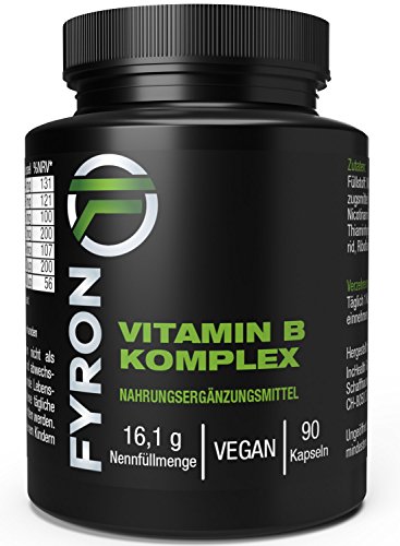 Preisvergleich Produktbild FYRON Vitamin B Komplex - Energie Haut Leistung Immunsystem - Vegan