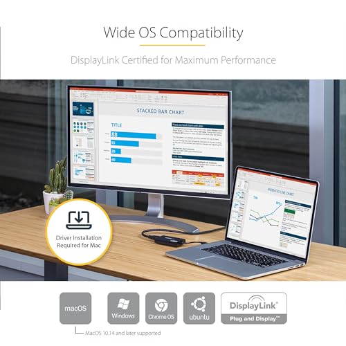 image for StarTech.com Adaptador de Video USB 3.0 a HDMI - UltraHD 4K30Hz - Conv