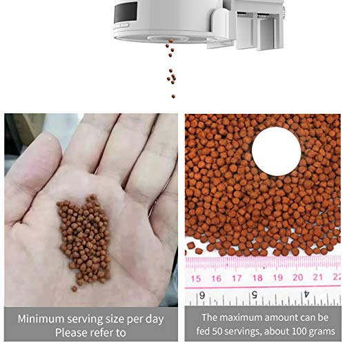 Automatic Fish Feeder Auto Fish Feeder Smart Timer Small Fish Feeder Fish Food Dispenser for Aquarium and Fish Tank - Image 7