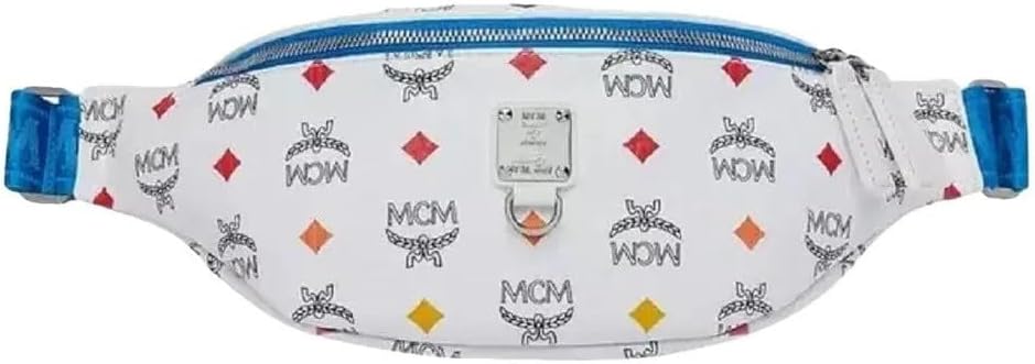 MCM Mujer Fursten Spektrum Visetos Riñonera Small Spectrum Diamond White Talla única