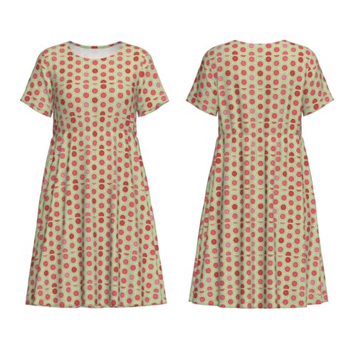 Robe décontractée pour le bureau et les vacances à imprimé pastèque - 6
