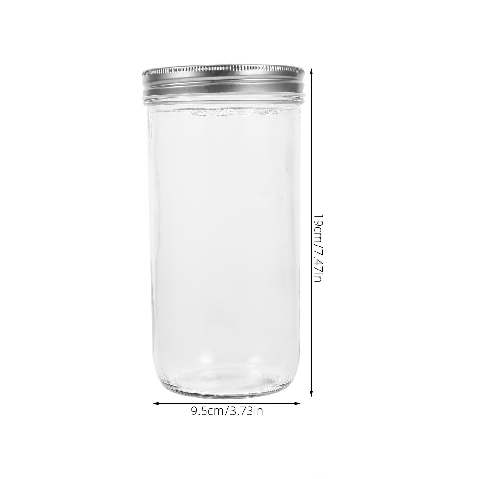 Gatuida 2stücke Luftdichte Gläser mit Deckel Transparente Aufbewahrungsboxen Kleine Glasbehälter für Haushaltsgebrauch Marmeladendosen und Gewürzgläser Stapelbar und Wiederverwendbar