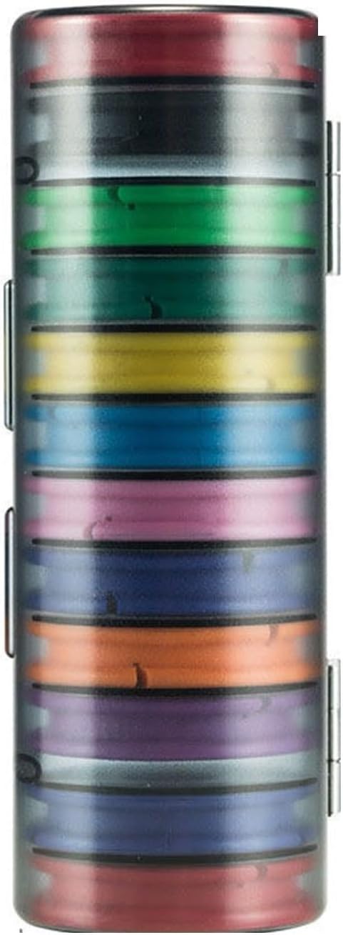 RAHBI Rainbow Fishing Main Line Box Winding Board Fishing Box Fishing Tools 4-16 Spindle Silicone Main Spool Leisurely (Color : 17.6 * 6.2cm)