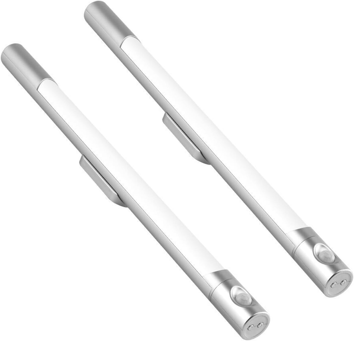 Closet Lights, 72 LED Under Cabinet Lighting Cordless, 3 Color Temps Under Cabinet Lights, Sensor Cabinet Light, Dimmable Wardrobe Lights, with Rotating Magnetic Base, 2 Pieces