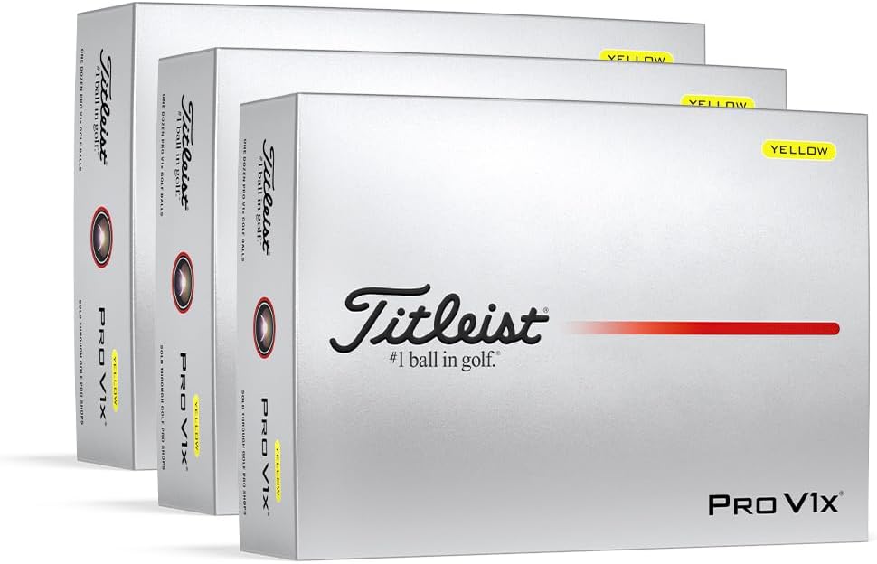 タイトリスト PRO V1x 2025 イエロー【3ダースセット(36球)】 日本正規