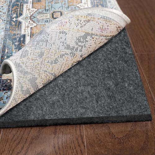 Waterproof Rug Pad, 2x8 ft Area Rug Non-Slip Carpet Pad, 1/4" Thick Non-Slip Rug Pads for All Floors and Finishes, Felt Pad for Hardwood Floors, Keeps Carpets in Place Soft and Safe