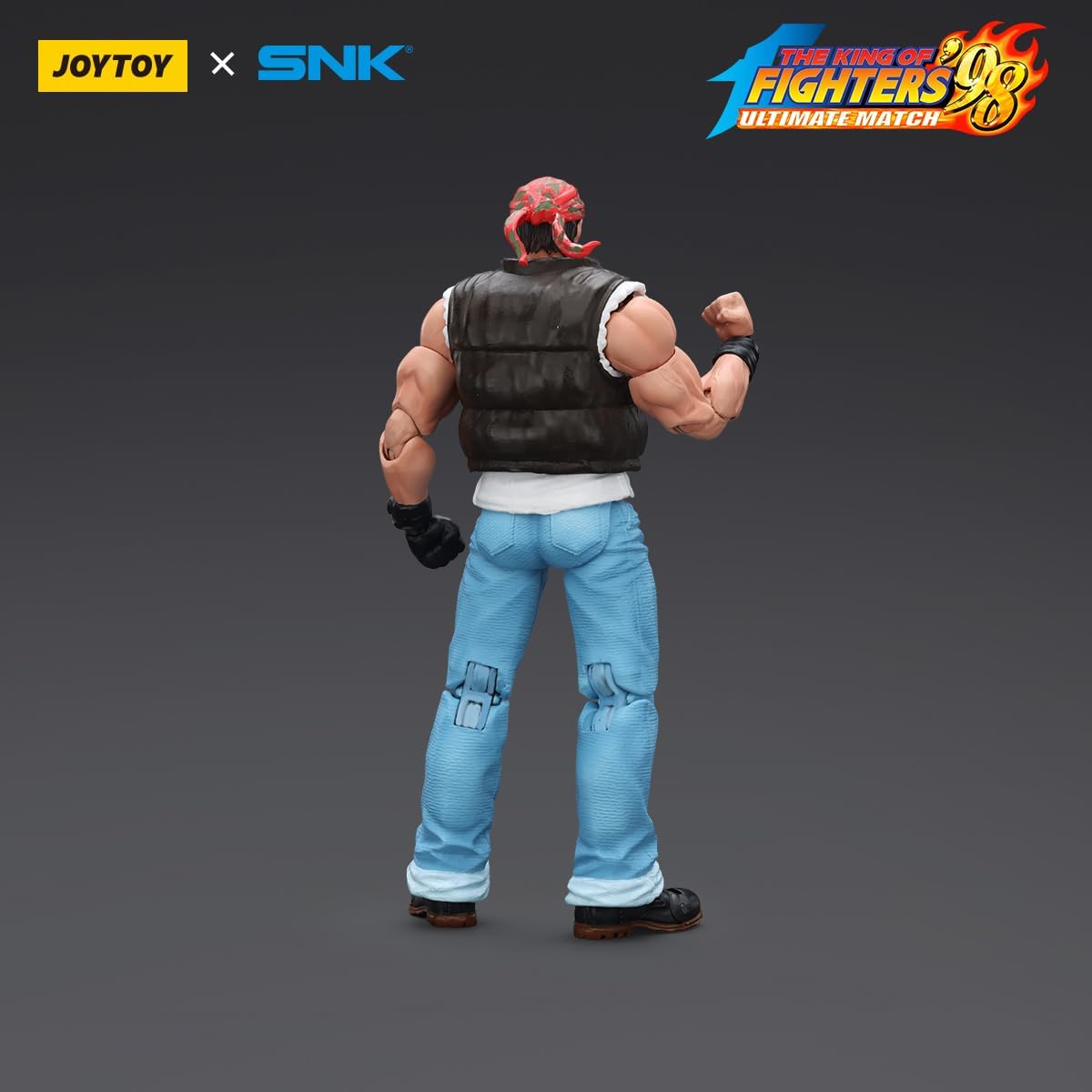 JOYTOY 1/18 Action Figures - SNK KOF'98UM Ikari Warriors Team Ralf Jones - 5‘’,Highly Posable Collectible Model Ages 15+