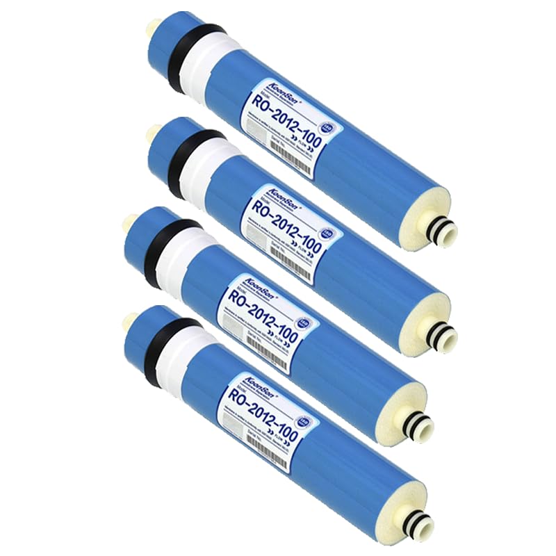 Membrana RO-2012-100 GPD ad alte prestazioni - serie residenziale - per impianti ad osmosi 4 PEZZI