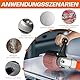 Schleifwalzen mit Schleifpapier für Satiniermaschine, Schleifwalze Bürste Körnung 60 Schleifhülsen für Holz, Metall, Steinoberflächen, Renoviert, Satinmuster - 120 x 100 mm