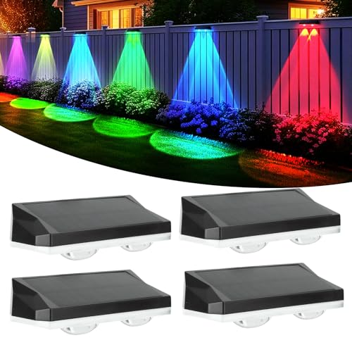 Gachiwar Applique Solaire Exterieur, Applique Murale Exterieur Solaire LED D'extérieur Ip65...