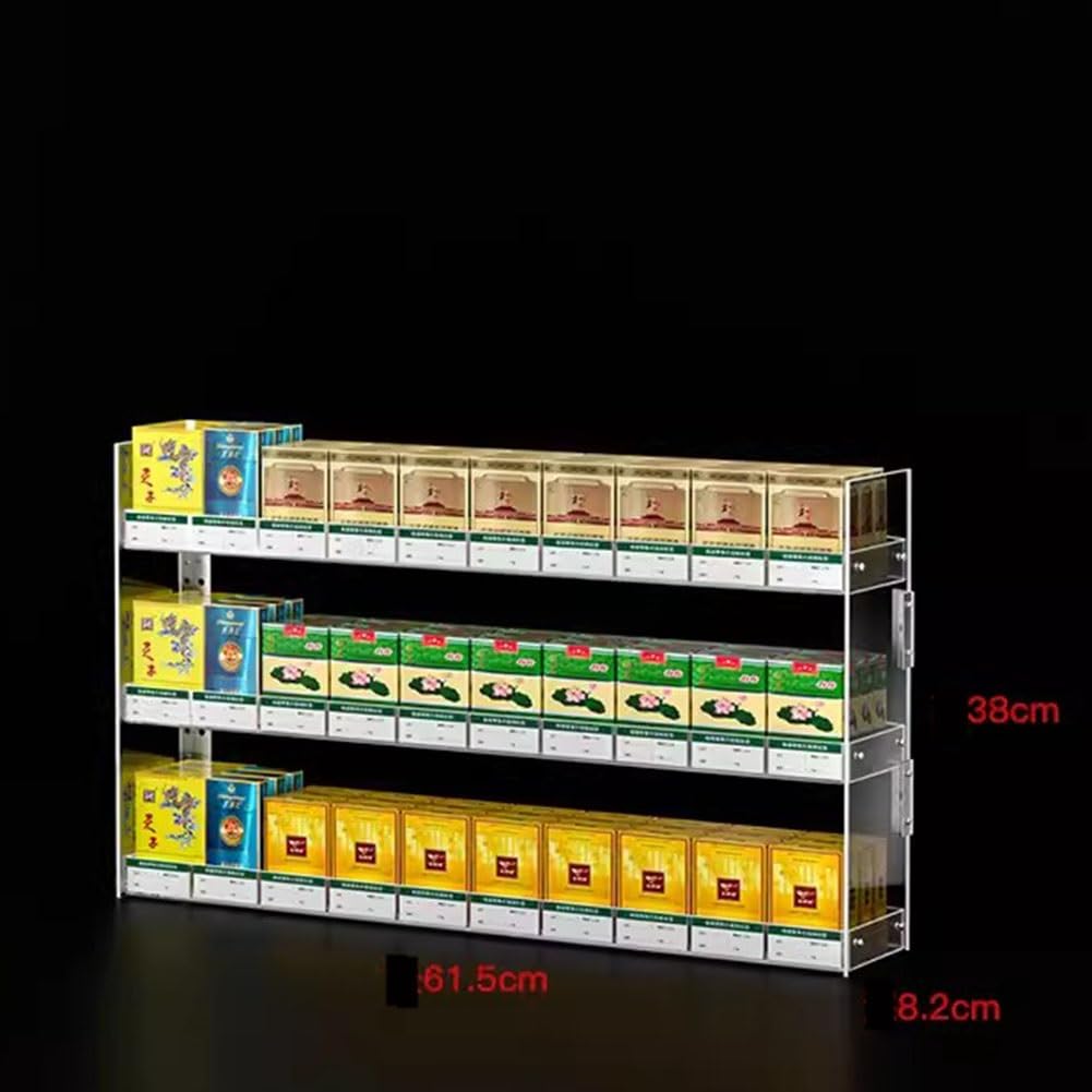Wandmontierte Acryl-Vitrine für den Einzelhandel – langlebige Vitrine mit einfachem Zugang und kompaktem Design