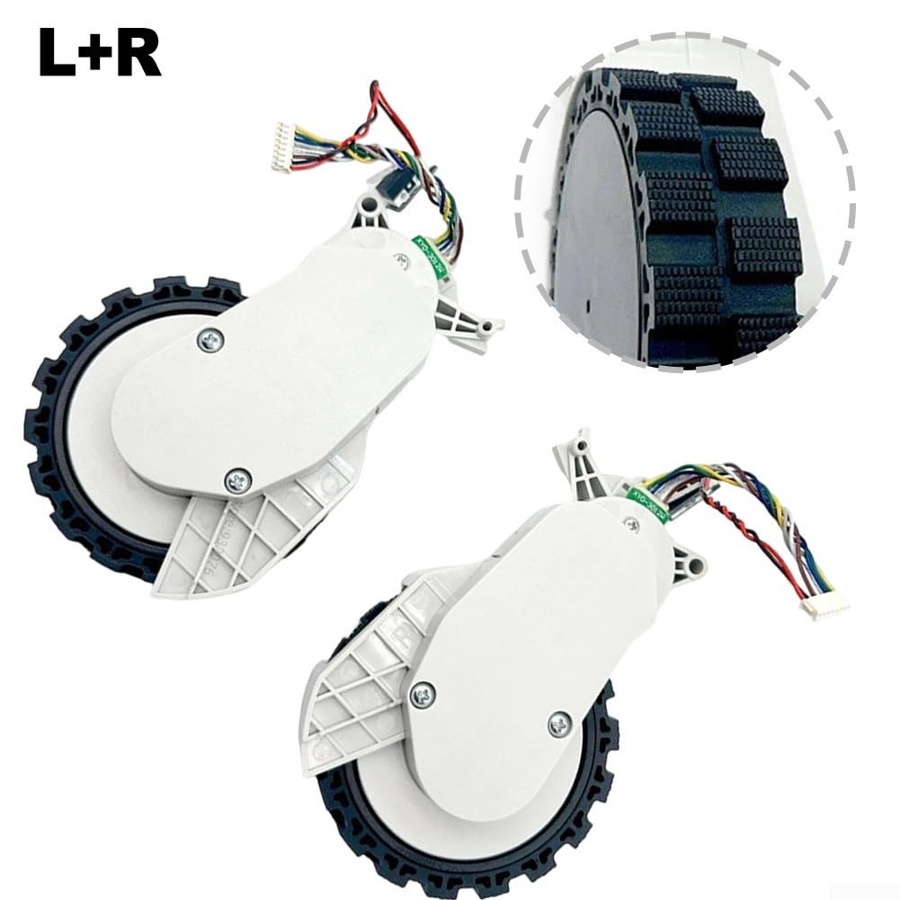 Robot Vacuum Wymienne Koła do X10 Plus/X20 Plus/S10 Plus/S10 X10 Zestaw L+R)