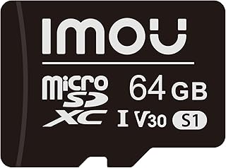 Imou MicroSDXC Memory Card 64 GB, Up to 95/25 MB/sec, Class 10-U1, UHS-I, Micro SD Card for Phone, Camcorder, Switch, Tablet