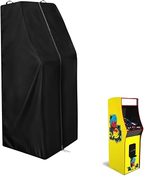 غطاء آلة الأركيد،غطاء آلة البينبول كامل الحجم للخدمة الشاقة لآلة الأركيد الفاخرة PAC-MAN، أغطية غبار إلكترونية مقاومة للماء والغبار لـ Game Boy، 19 بوصة x 23 بوصة x 61 بوصة